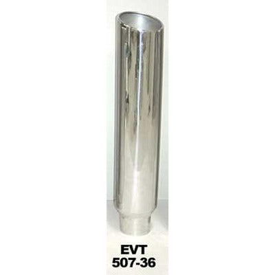 Pypes Exhaust Stack 5in x 7in 36in L Polished EVT507-36
