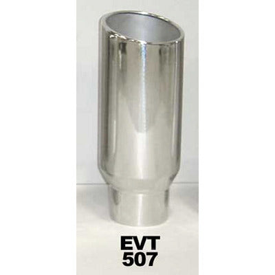 Pypes Exhaust Tip 5in x 7in 18in L Polished Weld-on EVT507
