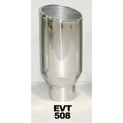 Pypes Exhaust Tip 5in x 8in x 18in Rolled Pol. Weld-on EVT508
