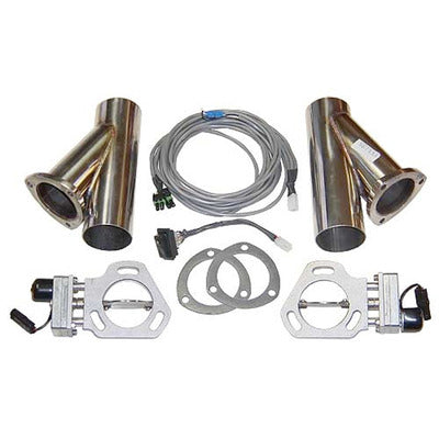 Pypes Exhaust Cutout Kit Dual with Y-Pipe 2.5in HVE10K