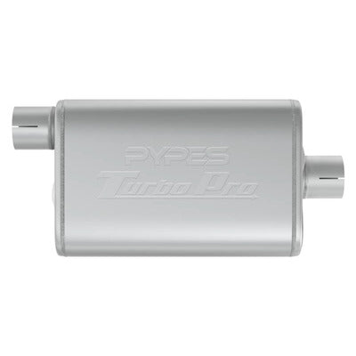 Pypes Turbo Pro Muffler 2.5in Offset In/Center Outlet MVT13