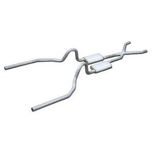 Pypes Crossmember Back Exhaust 2.5in SFM03T - 65-70 Mustang