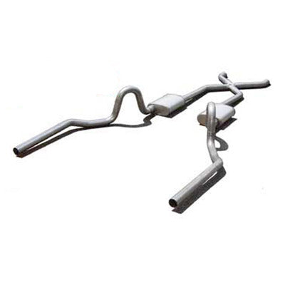 Pypes 64-72 A-Body 2.5in Exhaust System w/X-Pipe SGA10S