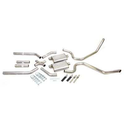 Pypes 65-69 B-Body 2.5in Exhaust System w/X-Pipe SGB10S