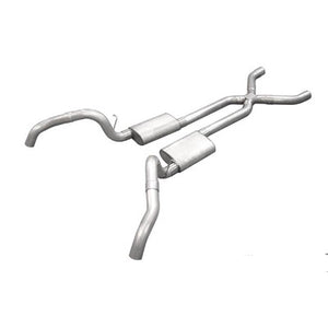 Pypes Crossmember Back Exhaust 2.5in SGF60T - 67-69 GM F-Body 