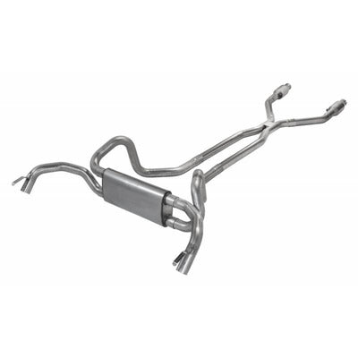 Pypes Crossmember Back Exhaust SGF940E - 75-81 GM F/X Body 