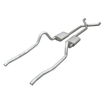 Pypes Crossmember Back Exhaust 2.5 SMA10T - 67-73 Mopar A-Body