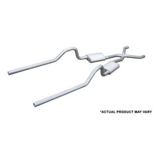 Pypes 66-74 Dodge B-Body 2.5in Crossmember Back Exhaust SMB10S33
