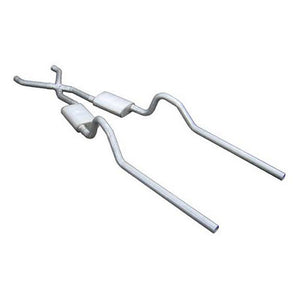 Pypes Crossmember Back Exhaust 2.5in SMB10 - 66-74 Mopar B-Body