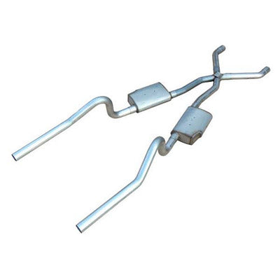 Pypes 70-74 Mopar E-Body 2.5in Crossmember Back Exhaust SME11S