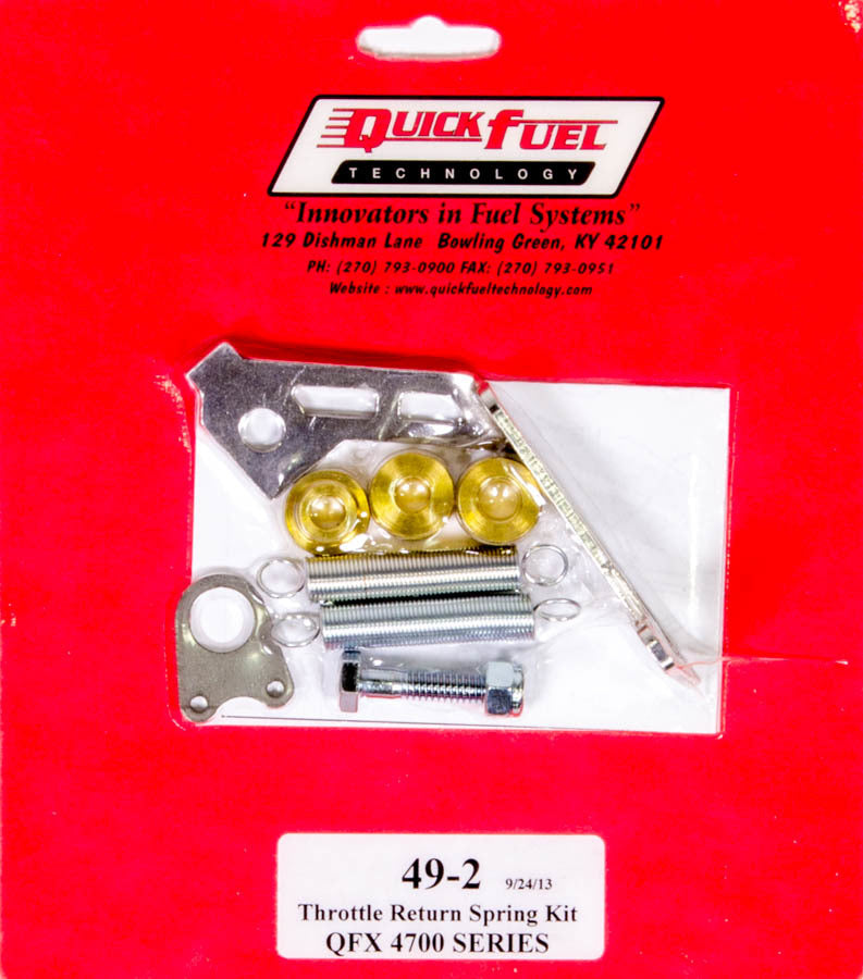 Quick Fuel Technology Throttle Return Spring Kit QFX Carbs 49-2QFT