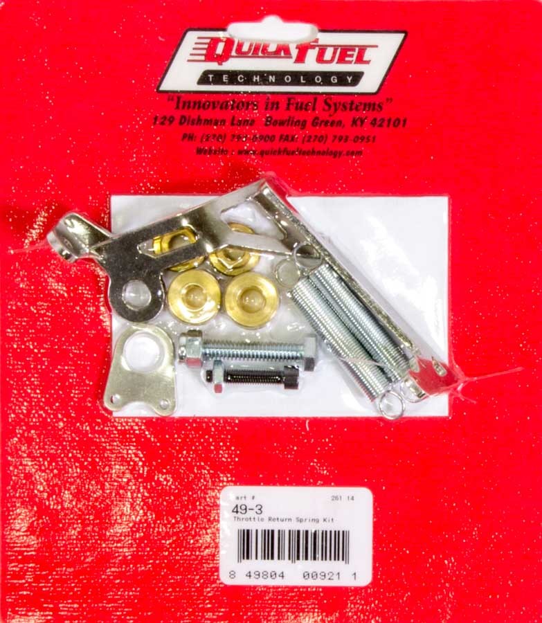 Quick Fuel Technology Throttle Return Spring Kit Square Flange 49-3QFT