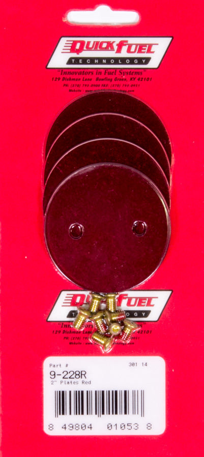 Quick Fuel Technology Throttle Plate Kit 2