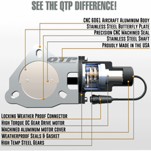 Quick Time Performance Dual 2.50 Inch Electric Cut-out Valves