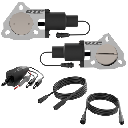 Quick Time Performance Dual 3.0" Electric Cut-out Valves