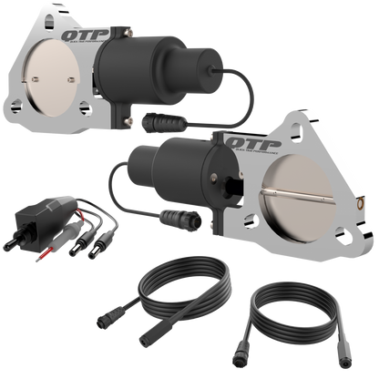 Quick Time Performance Dual 3.0" Electric Cut-out Valves