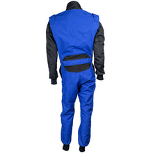 Zamp ZK-40 Youth Kart Race Suit - Blue (back)