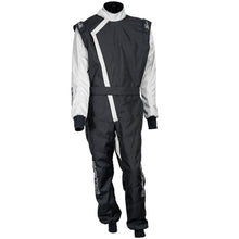 Zamp ZK-40 Kart Race Suit - Black/Silver