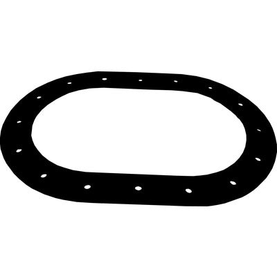 RCI Gasket Oval Fill Plate 16-Hole for Circle Track Fuel Cells