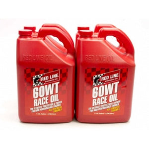 Red Line 60WT Drag Race Oil (20W60) - Case of 4 Gallons