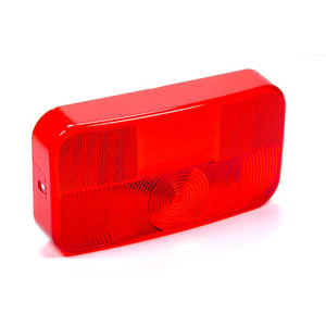 Bargman Tail Light Lens Red with License Bracket