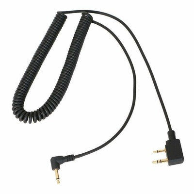 Rugged Radios Headset Coil Cord for Rugged and Kenwood Radio Spotter Headset Listen Only