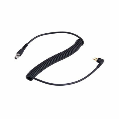 Rugged Radios Headset Coil Cord for Motorola 2-Pin Handheld Radio