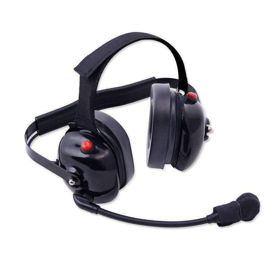 Rugged Radios Headset Behind the Head Dual Radio