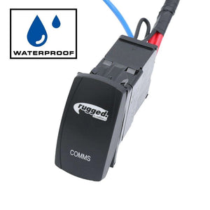 Rugged Radios Rocker Switch Waterproof w/Harness GMR25