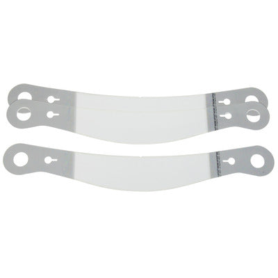 Racing Optics 10237CP - 2 mil Perimeter Seal Laminated Tearoffs XStack™ 10 (Clear) - Bell RS7, SE07 Large Tabs