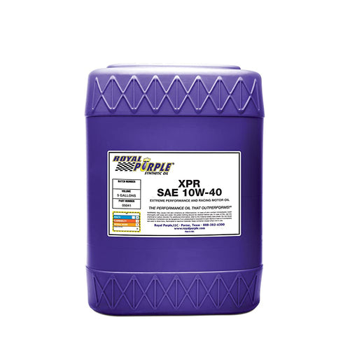 Royal Purple Synthetic Racing Oil XPR 5-Gallon (10W40)