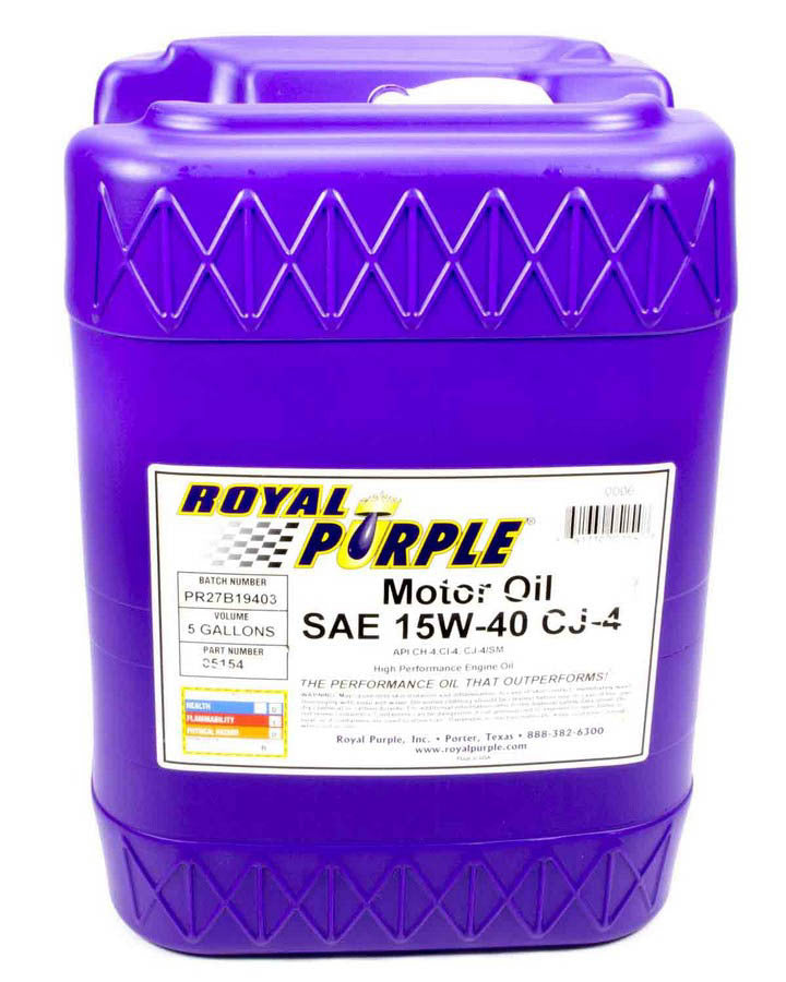 Royal Purple Synthetic Motor Oil 5Gal 15W40