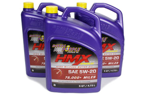 Royal Purple HMX SAE Oil 5w20 Case 3 x 5 Quart Bottles