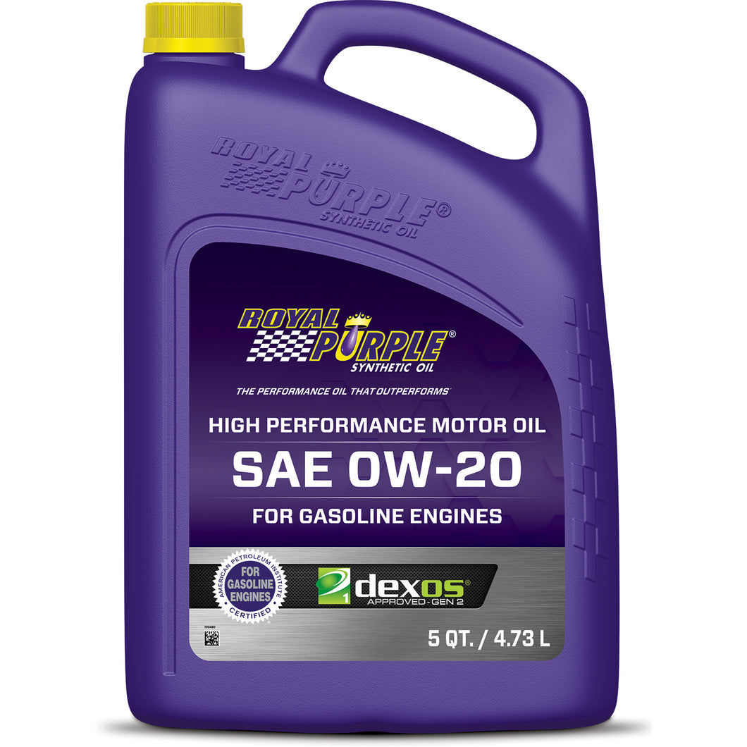 Royal Purple 0w20 Multi-Grade SAE Oil 5 Quart Bottle