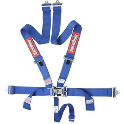 RaceQuip 5-Pt Latch and Link Harness - Blue