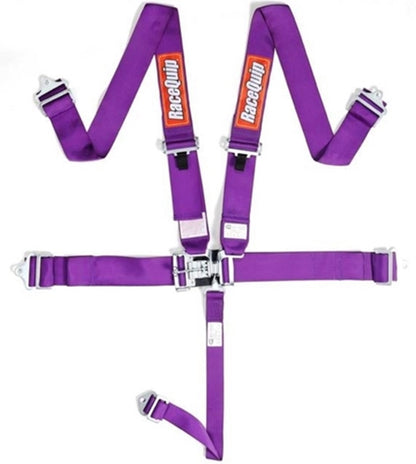 RaceQuip 5-Pt Latch and Link Harness - Purple