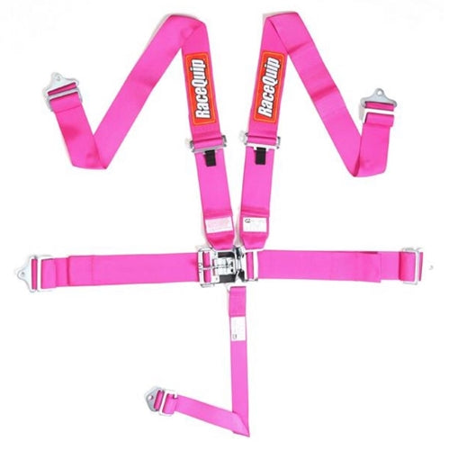 RaceQuip 5-Pt Latch and Link Harness - Pink