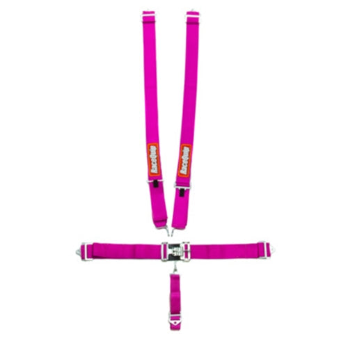 RaceQuip 5-Pt Latch and Link Harness - Pink