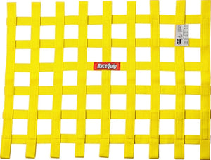 RaceQuip SFI 24.1 Rated Ribbon Window Net - Yellow