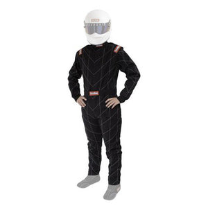 RaceQuip Chevron-5 Nomex® SFI-5 Racing Suit - Black