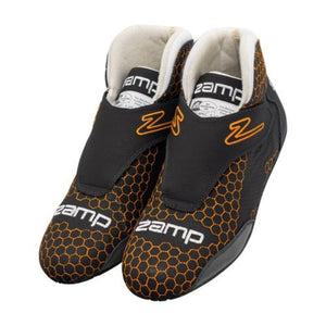 Zamp ZR-60 Race Shoes - Honeycomb Orange