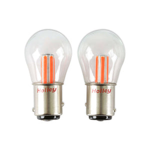 Holley RetroBright LED Turn Signal Bulbs HLED04 - Red