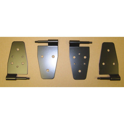 Rugged Ridge Door Hinge Kit Black - 1987- 06 Jeep Wrangler TJ