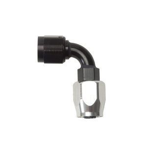 Russell #6 90-Degree Hose End Black/Silver 610163