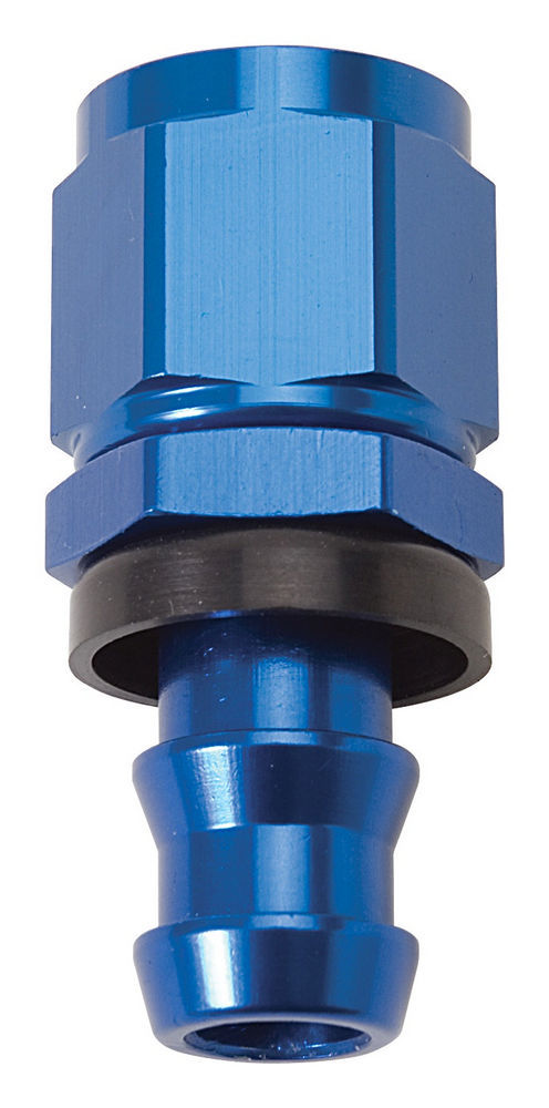 Russell Twist-Lok Hose End #4 Straight Red/Blue 624000