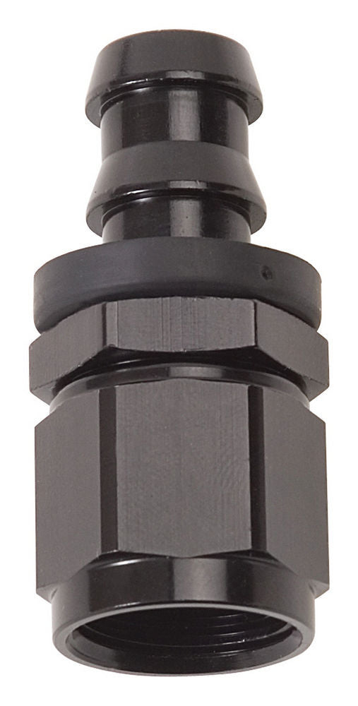 Russell Twist-Lok Hose End #8 Straight Black 624023
