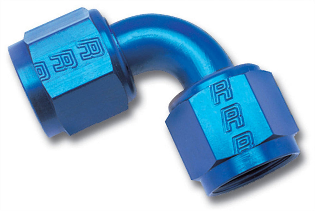 Russell #8 Swivel Coupler Fitting 90-Degree Blue 640170