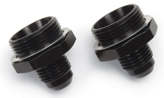 Russell P/C #6 to 7/8-20 Holley Carb Fittings (2pk) 640223