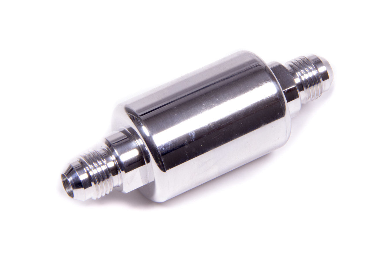 Russell #6 Aluminum Fuel Filter Polished 3" x 1-1/4" 650140