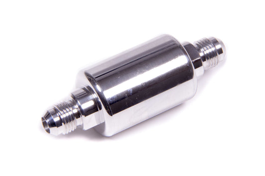 Russell #6 Aluminum Fuel Filter Polished 3" x 1-1/4" 650140